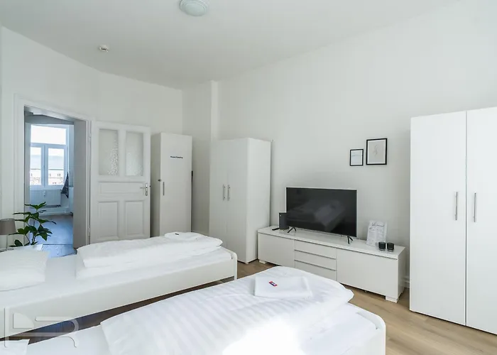 Voll Ausgestattetes, Moebliertes Mit Einzelbetten - Inklusive Kueche Und Wlan Wiesbaden